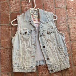 Forever 21 jean vest